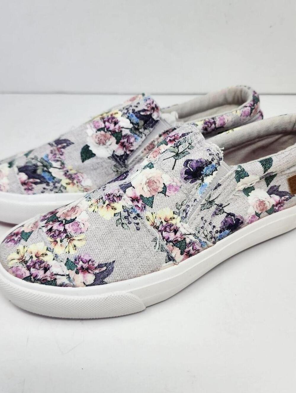 NWT Size 3 Blowfish Floral Slip On Shoes